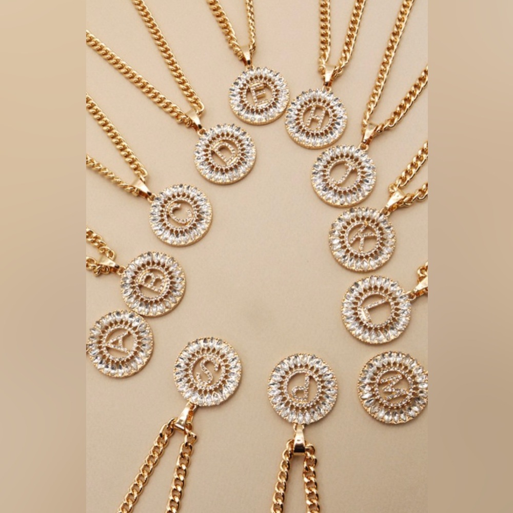 K initial necklace